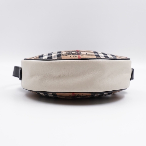 ❌️❌️SOLD❌️❌️BX48 💕 BURBERRY Vintage Check Cartoon Print Round Bag - Picture 13 of 14